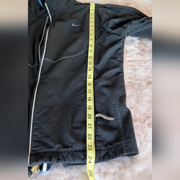 Nike Sphere Pro Black/Blue Zip Front Training Jacket Size M - Picture 9 of 11